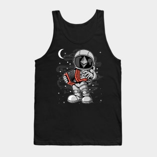 Astronaut Accordion Ethereum ETH Coin To The Moon Crypto Token Cryptocurrency Blockchain Wallet Birthday Gift For Men Women Kids Tank Top